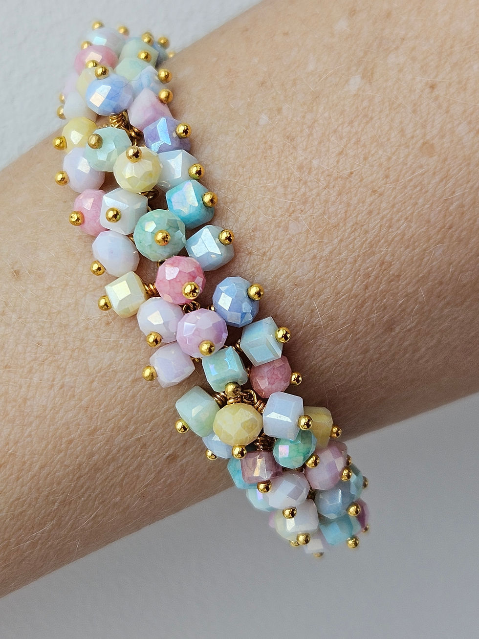 Thumbnail: Pastel cluster earrings 