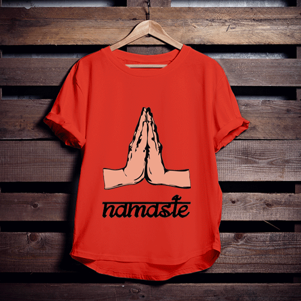 T-shirt Namaste Gif