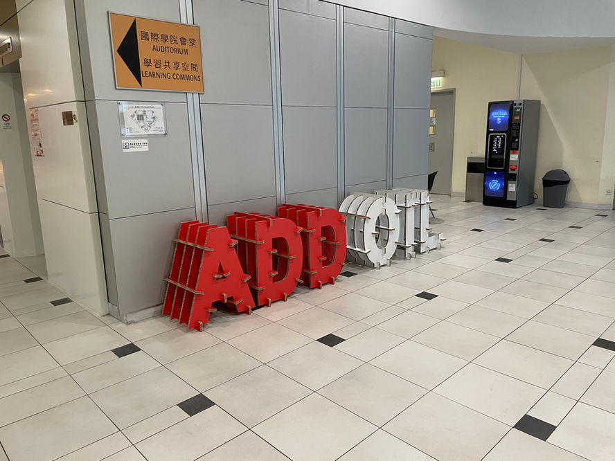 event, 3d alphabets, honeycomb
