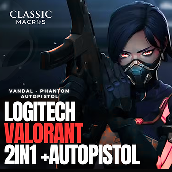 Painel Macro Logitech Valorant 2in1 + AutoPistol na página Classic Macros