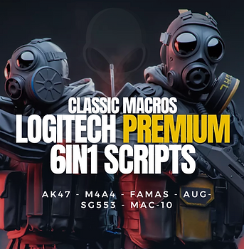 Banner Logitech Premium 6in1 Scripts da Classic Macros