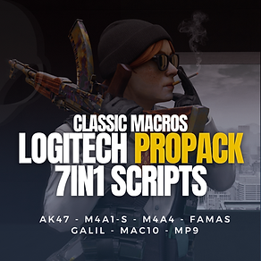 Banner Logitech Pro Pack 7in1 Scripts da Classic Macros
