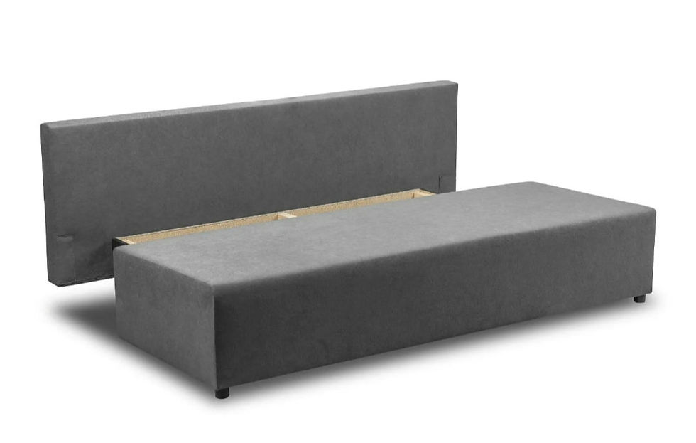 Miniatura: Billig Schlafsofa Grau BS10 Sofa mit Bettkasten  aus Deutschland 350€