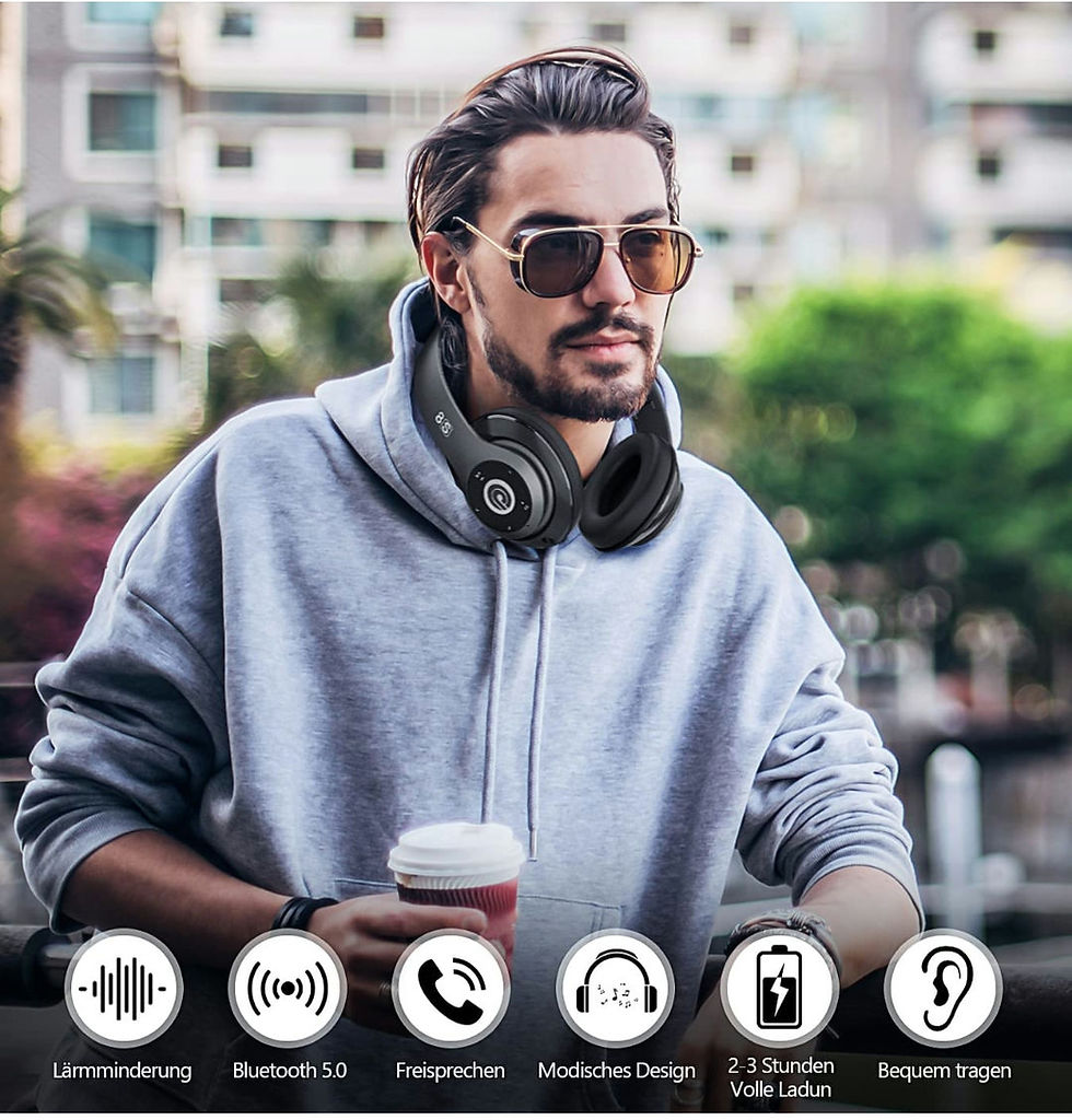 Miniaturebillede: 8S Bluetooth Headphones Over Ear, [6 EQ Modes]

Komm aus Deutschland 30€