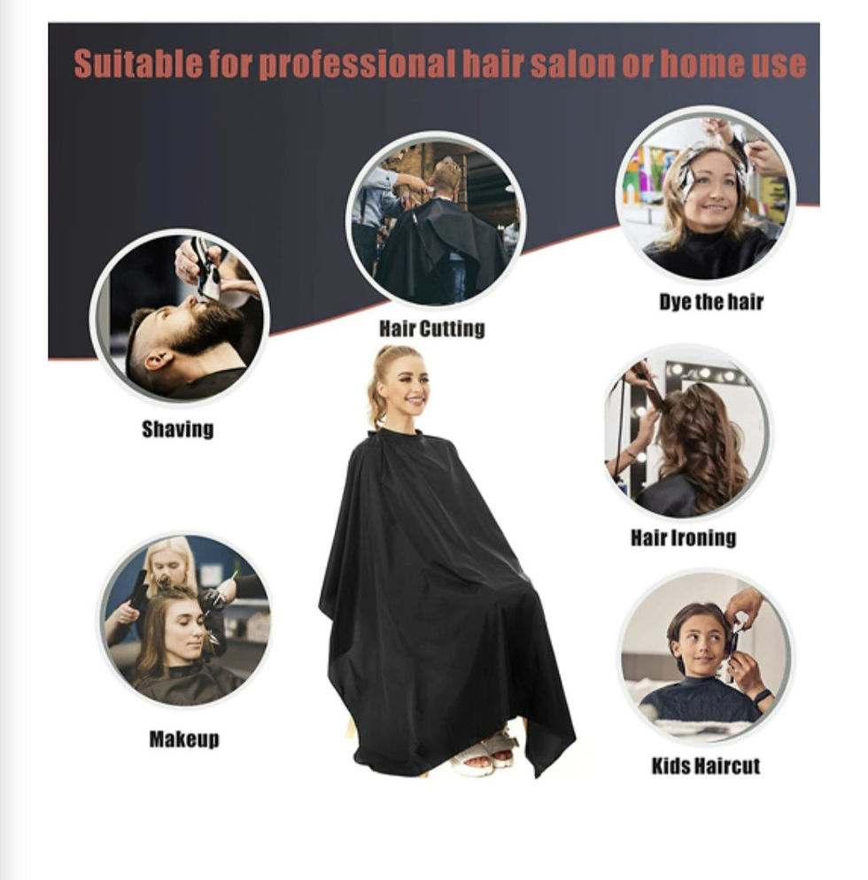 Miniature : Tablier pour coiffeur et barbier en tissu imperméable.

