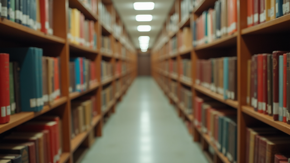 Vue rapprochée d'une bibliothèque africaine avec des livres colorés