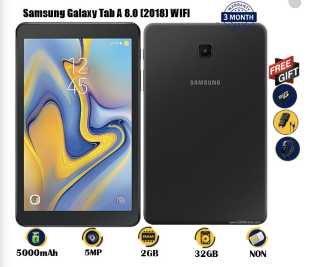 SAMSUNG Galaxy Tab A 8 wifi - occasion d'europe - 8.0 pouces - 5MP/2MP - 5000