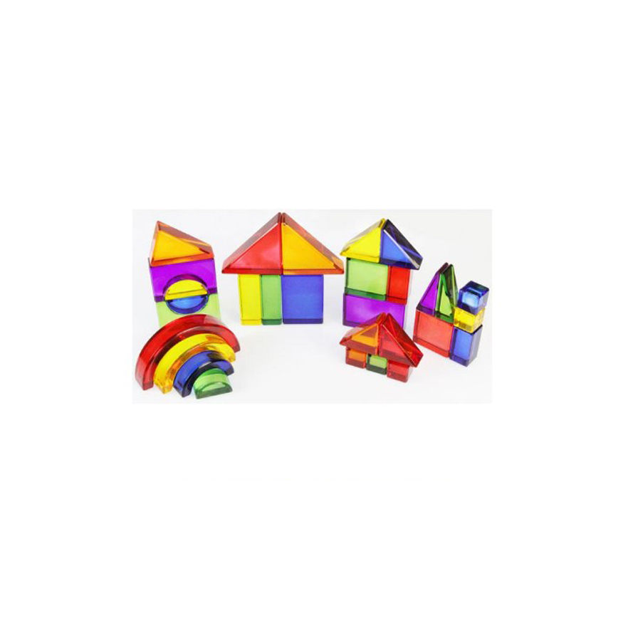 Sensory Supports - Translucent Colour Block Set 30Pc