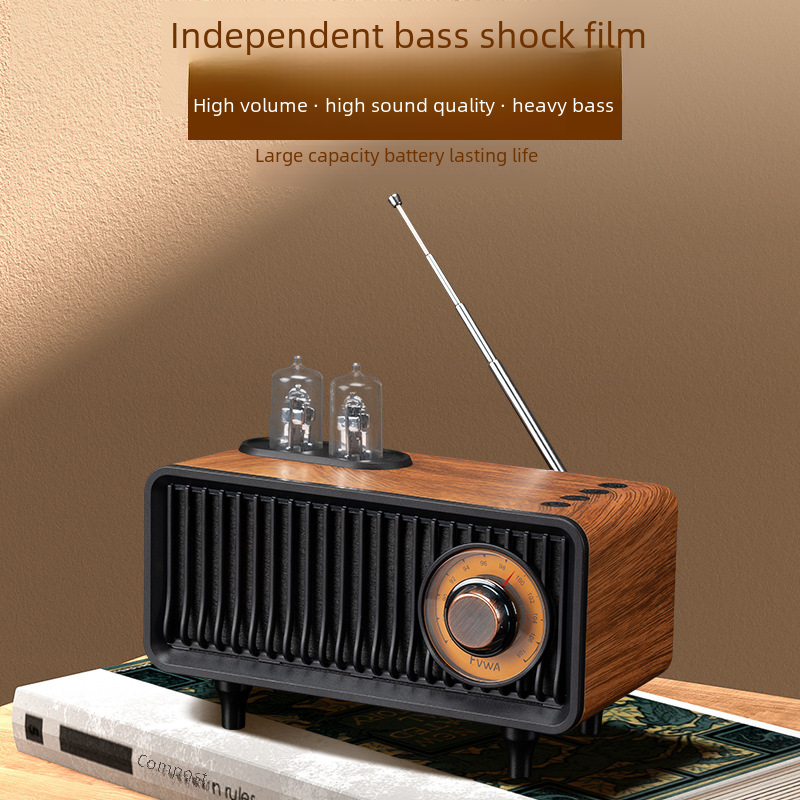 Thumbnail: AS19 Retro Bluetooth Speaker with FM Radio and Bass