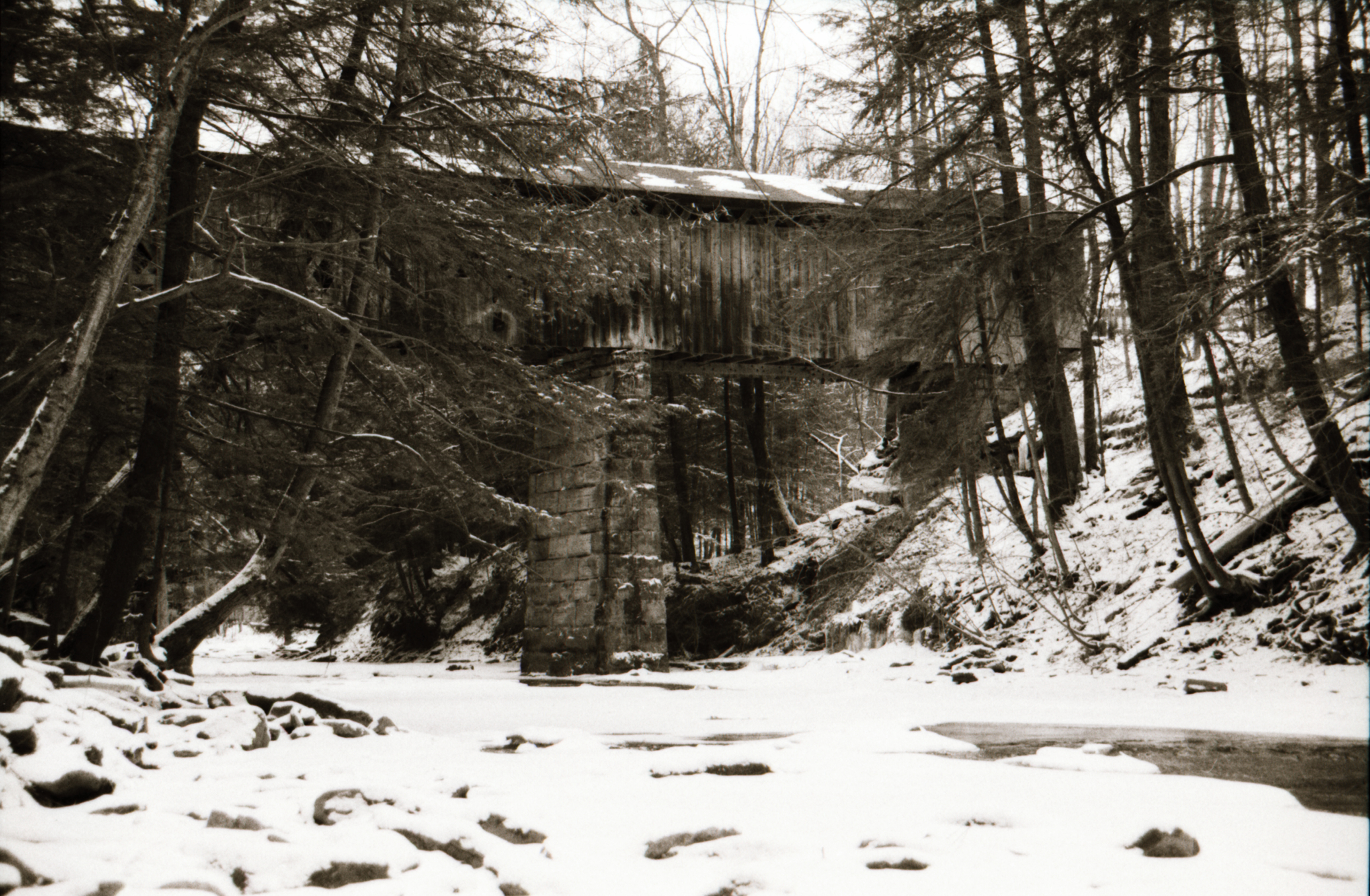 Everett Covered Bridge, Peninsula, Ohio, Print