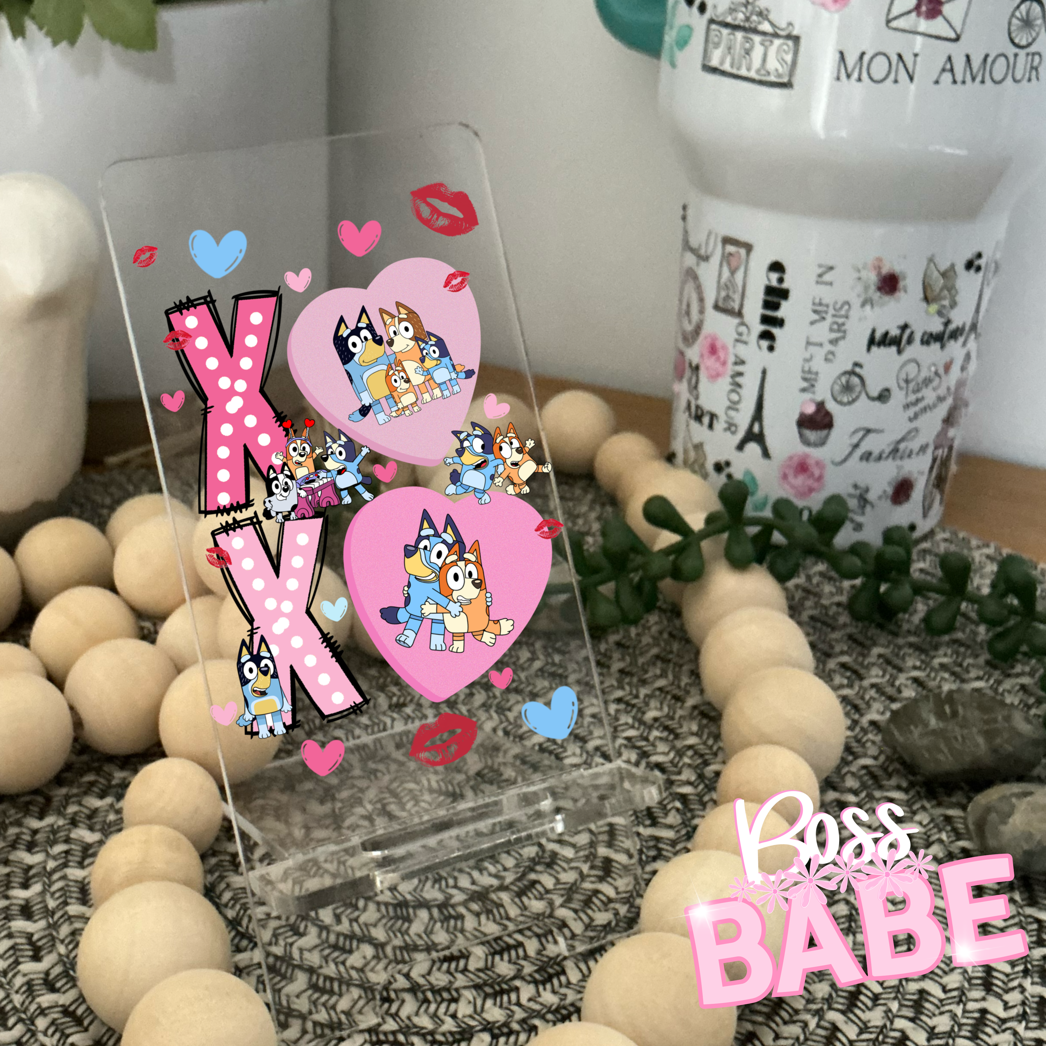 XOXO Bluey Mobile Display Stand