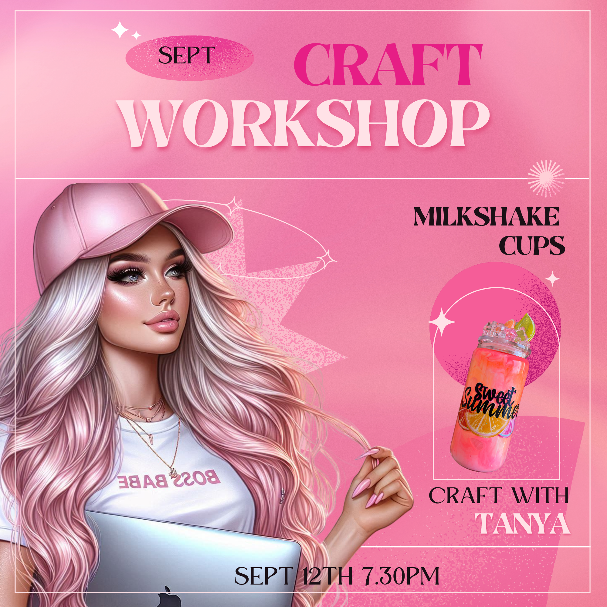 Workshop - Milkshake Cup & Lid