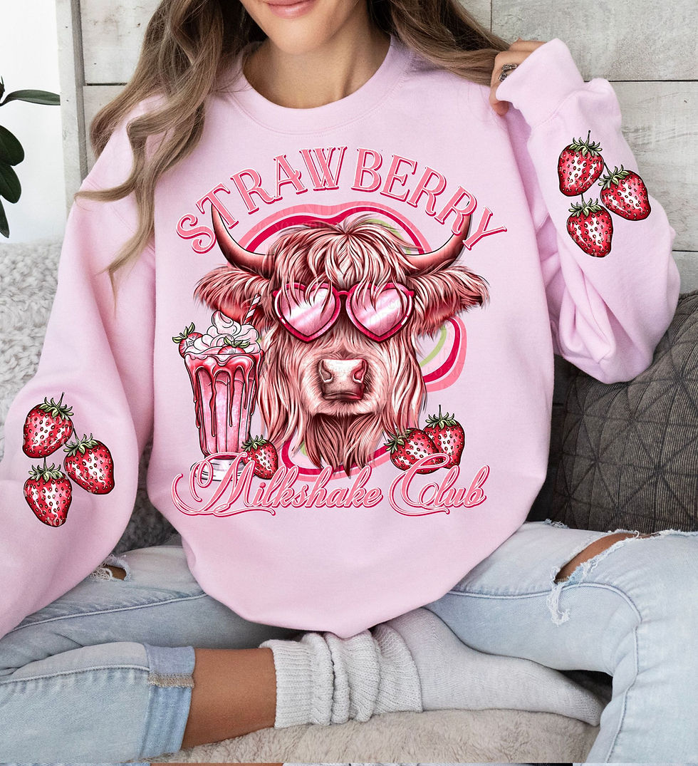 Cow Milkshake - DTF Transfer