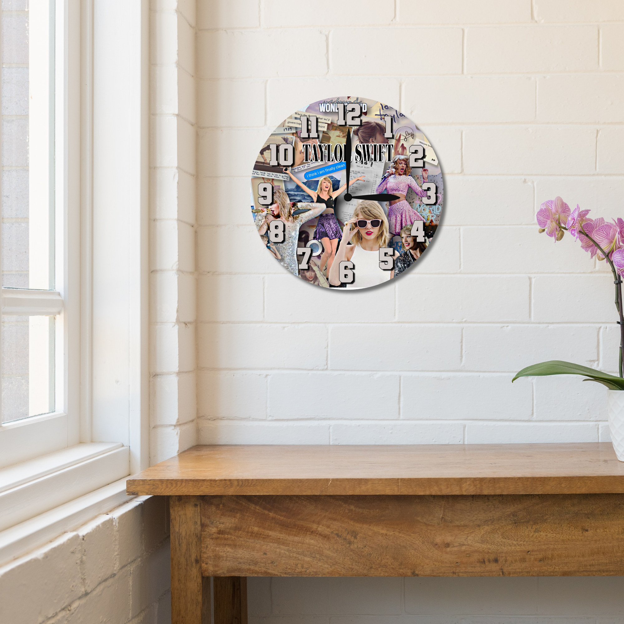 TAY TAY - UV DTF Clock Decal