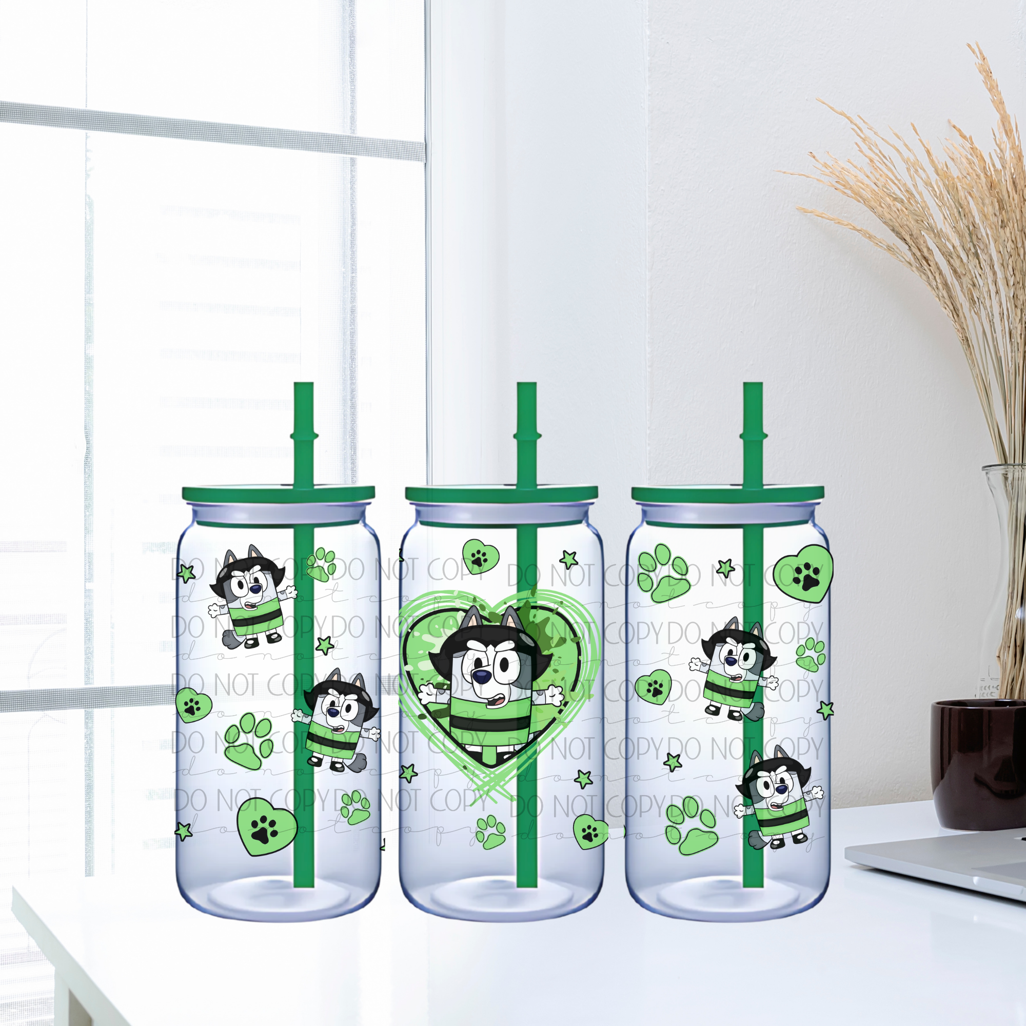 Butterpup! - 16oz Libbey UV DTF Wrap