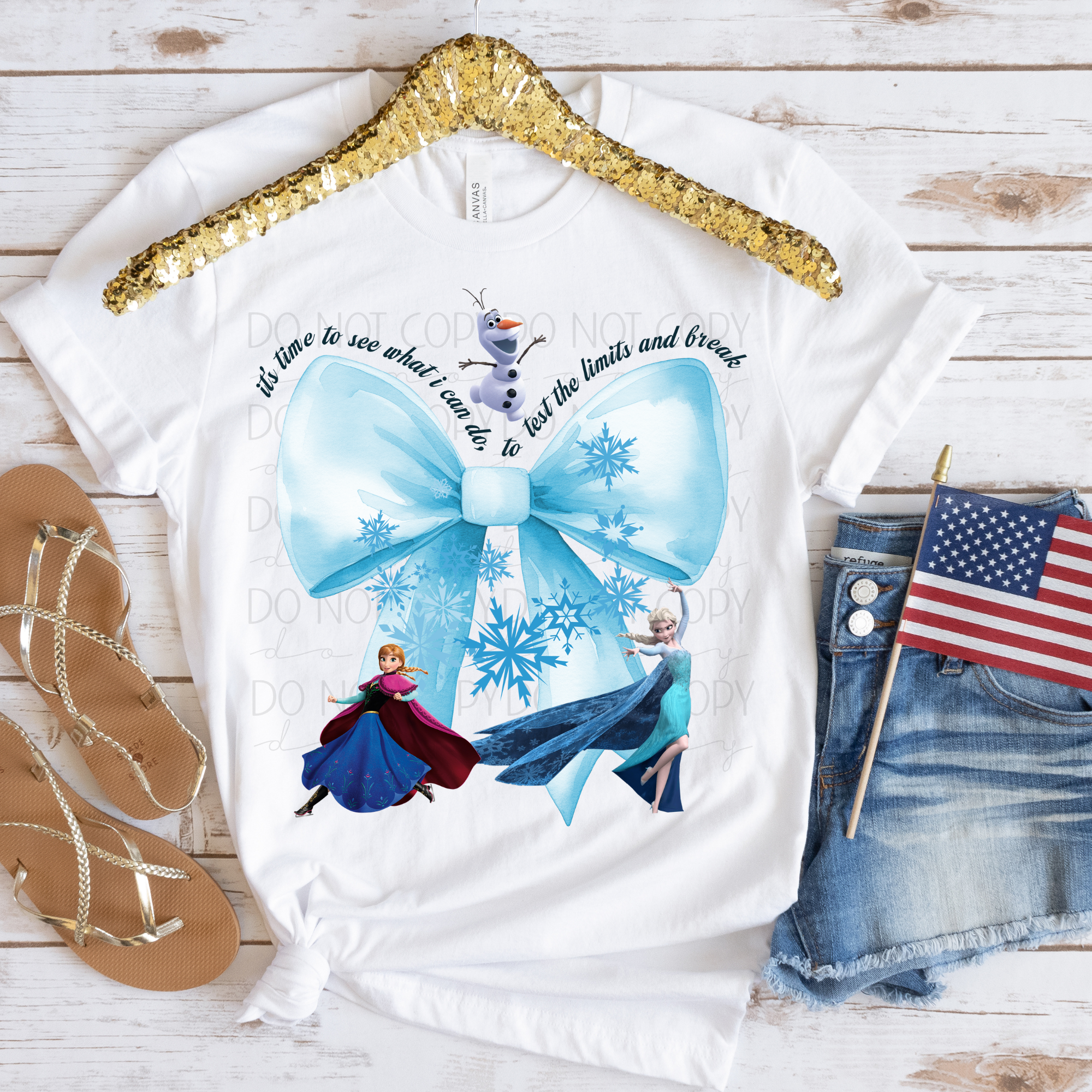 Frozen Bow - DTF Transfer