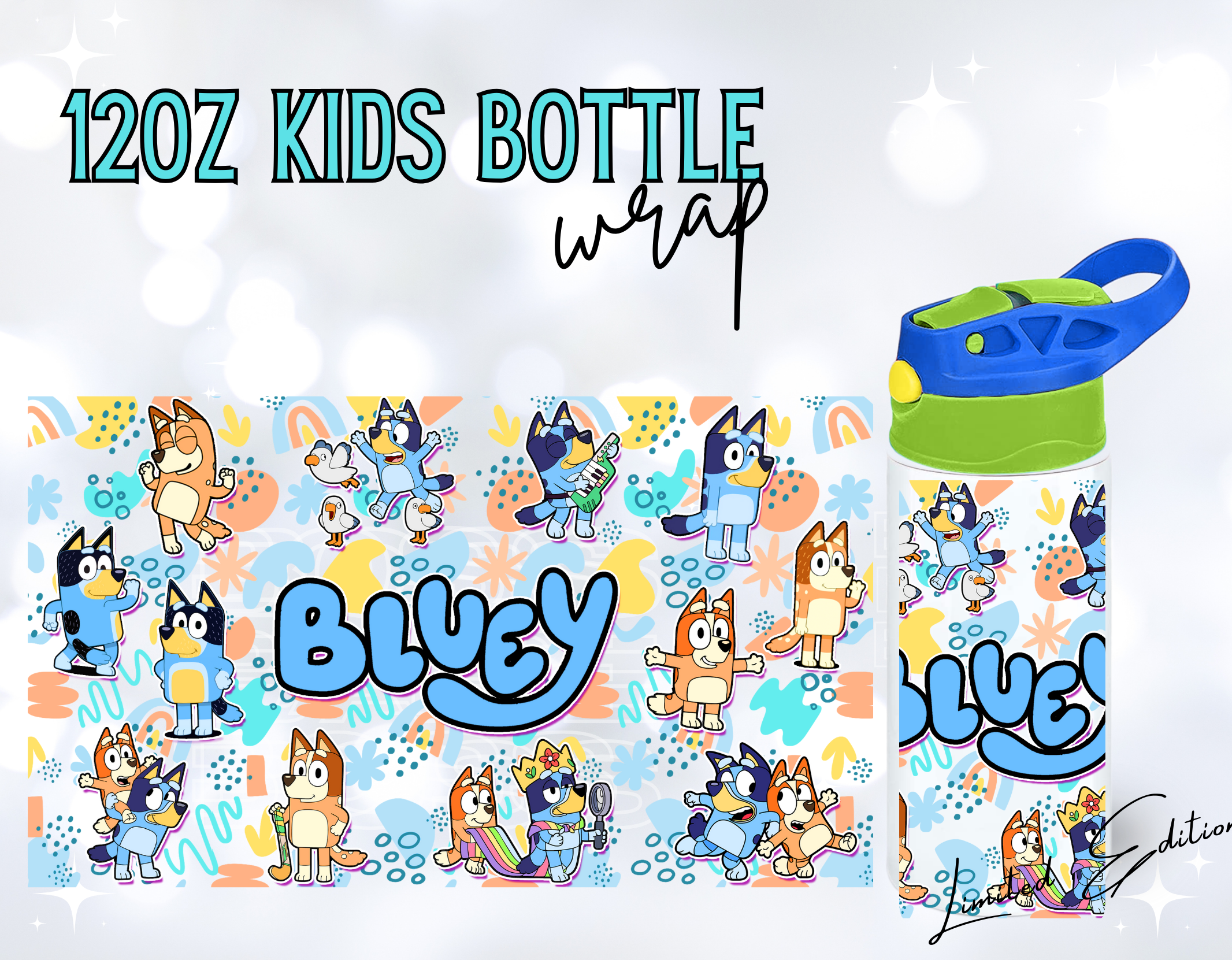 Bluey - UV DTF Wrap