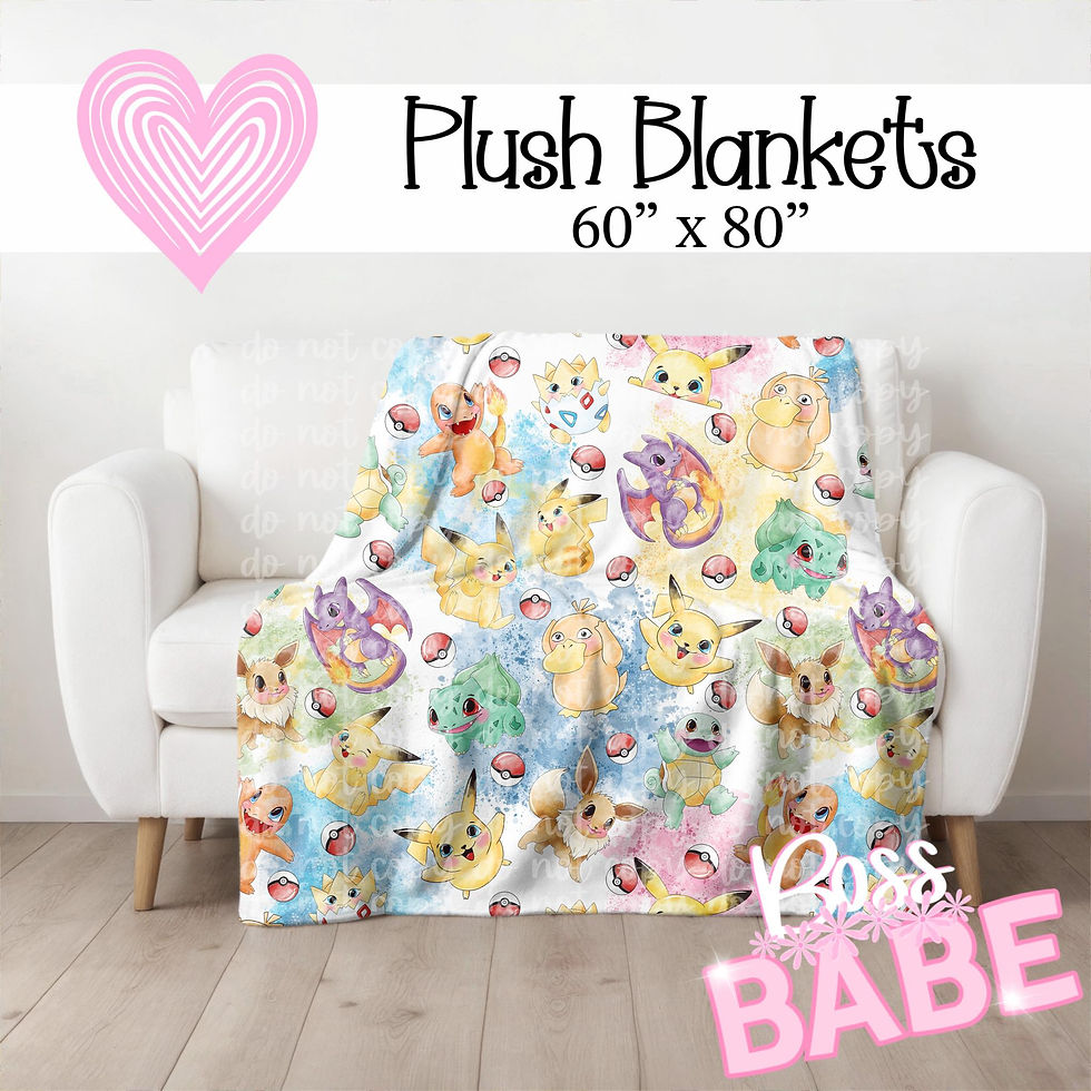Pokemon Plush Blanket