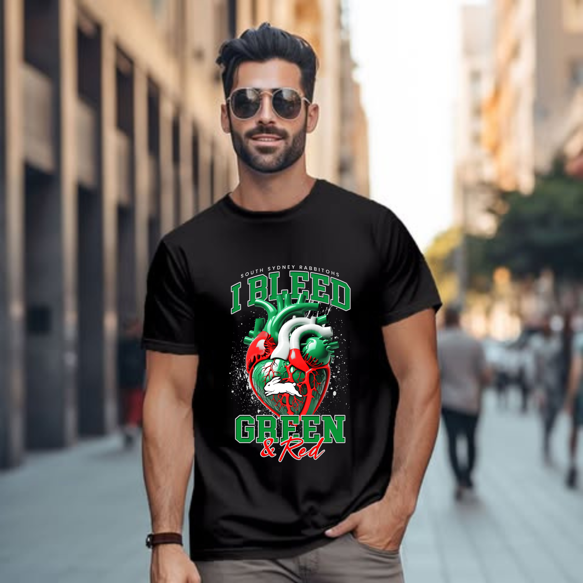 2025 South Sydney Rabbitohs I Bleed  DTF Transfer – Fan Favorite Ready to Press!