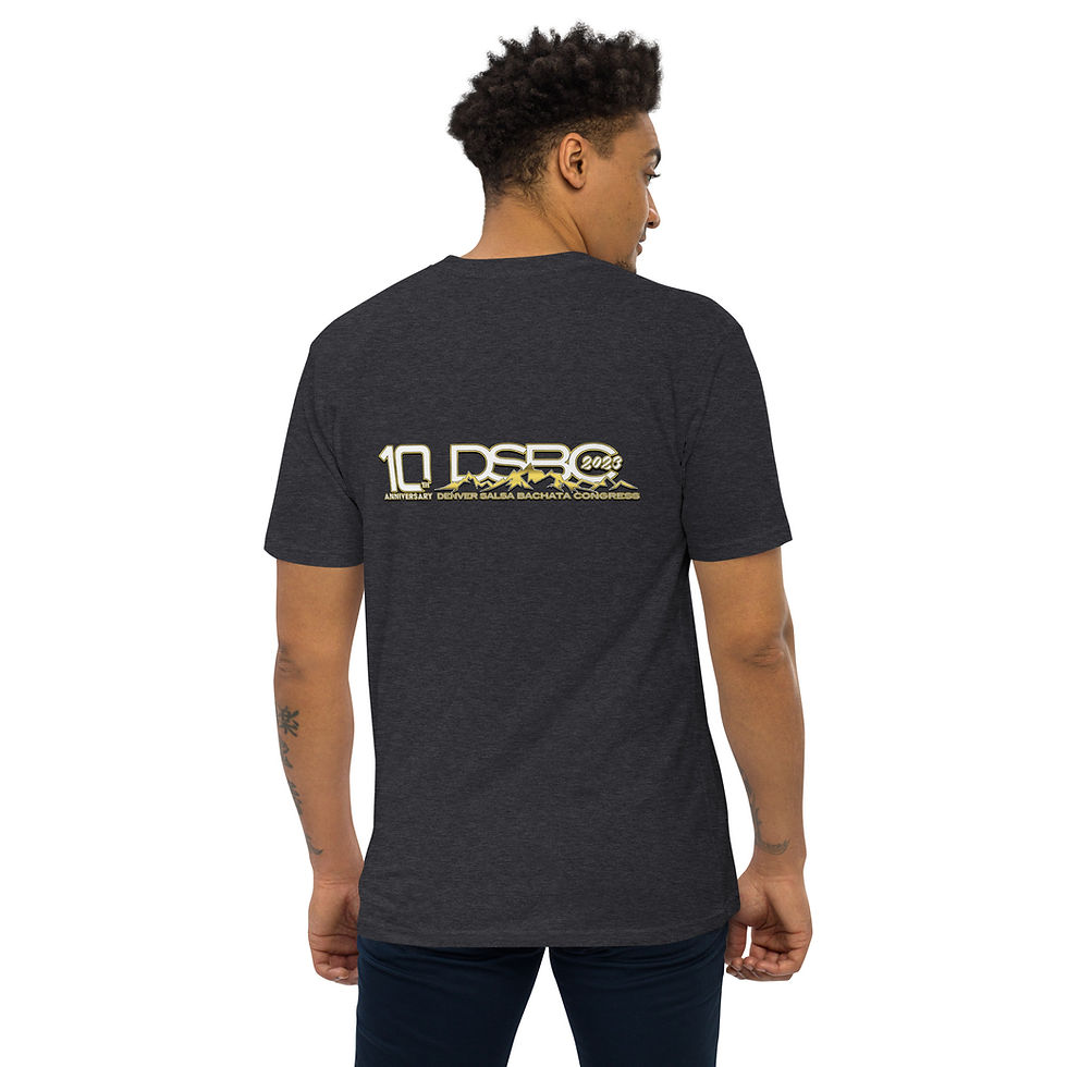 Thumbnail: Bachata nerd (white letters) - black Men’s tee