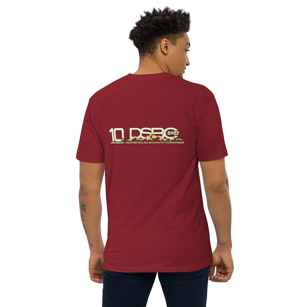 Thumbnail: Bachata nerd (white letters) - black Men’s tee
