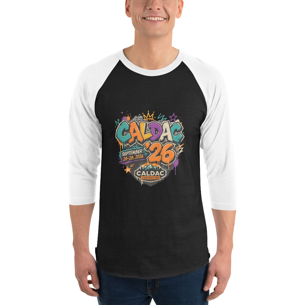 CALDAC 2026 3/4 Sleeve Raglan Shirt