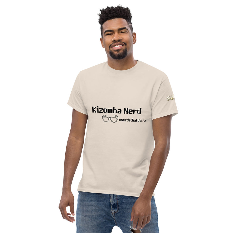 Thumbnail: Kizomba Nerd Men's classic tee (black Lettering) 