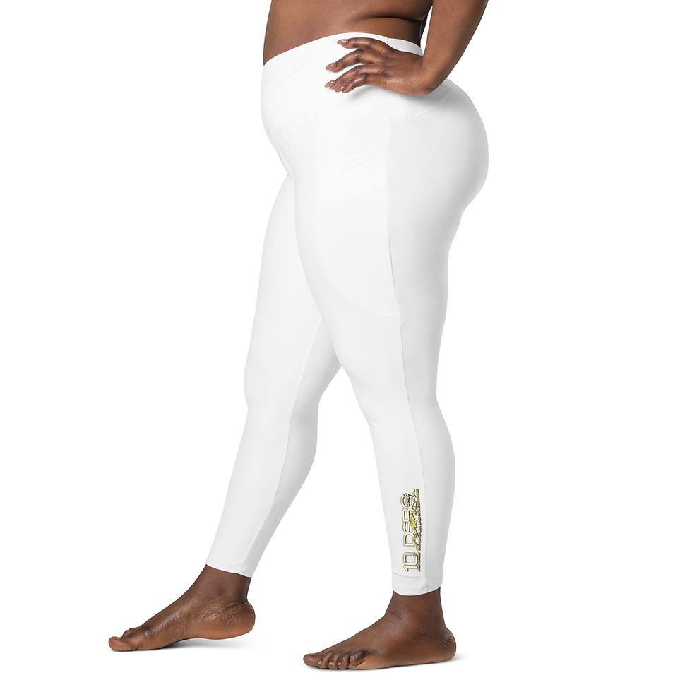 Thumbnail: DSBC Crossover leggings with pockets (White)