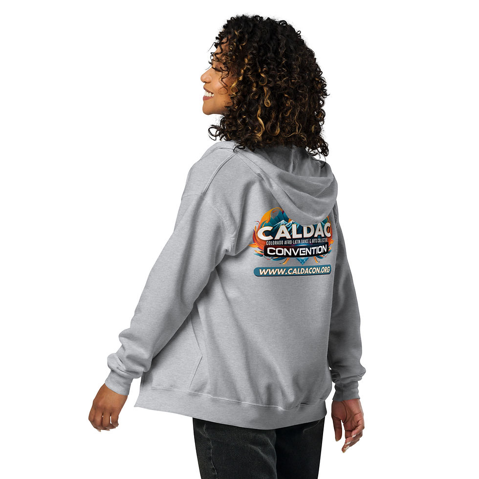 Thumbnail: CALDAC Unisex heavy blend zip hoodie