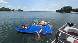 charter boat on lake norman