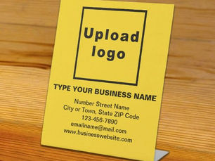 Top 5! Business Information Yellow Pedestal Sign