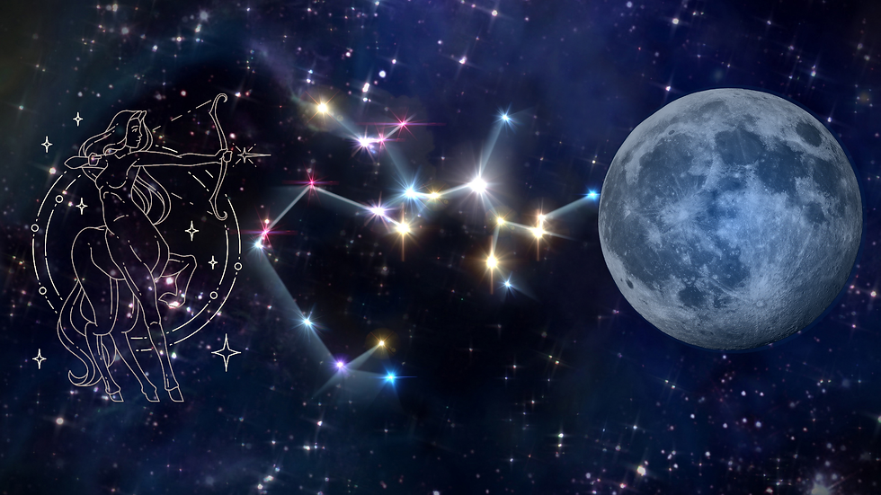 Blue Full Moon in Sagittarius Wellness Class 