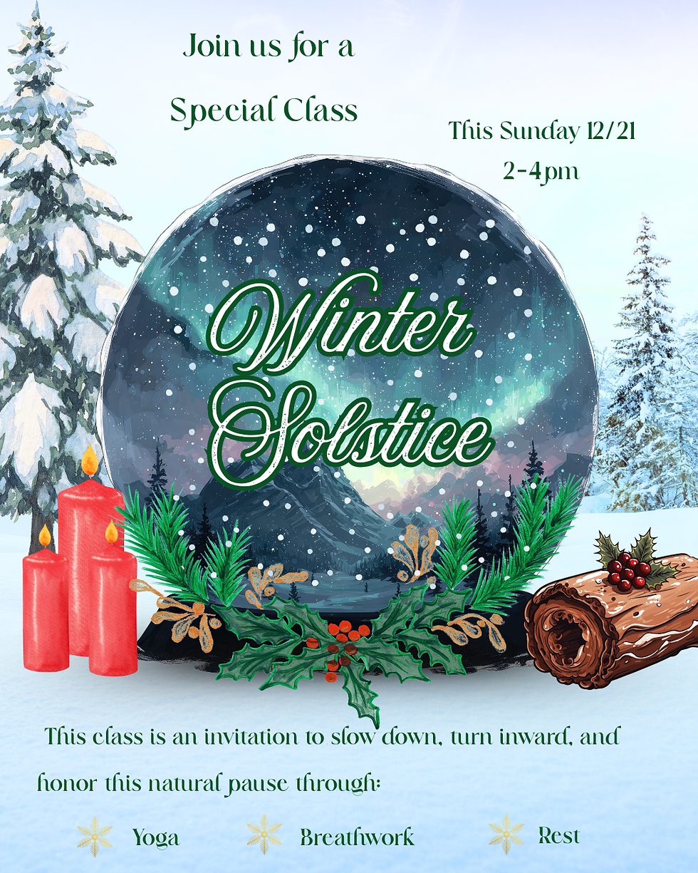 Winter Solstice (Yule) Wellness Class