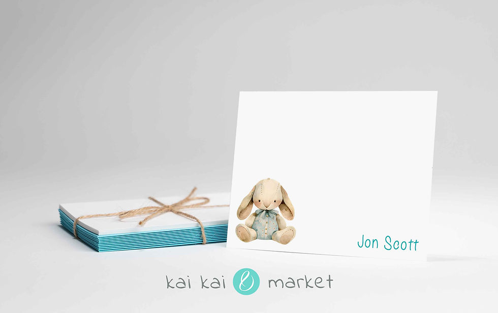 Thumbnail: Little Paws Rabbit Note Cards