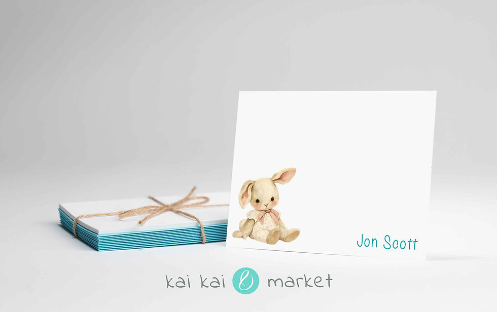 Thumbnail: Little Paws Bunny Note Cards