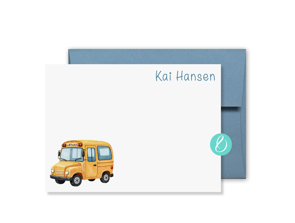 Retro Ride 4 Note Cards