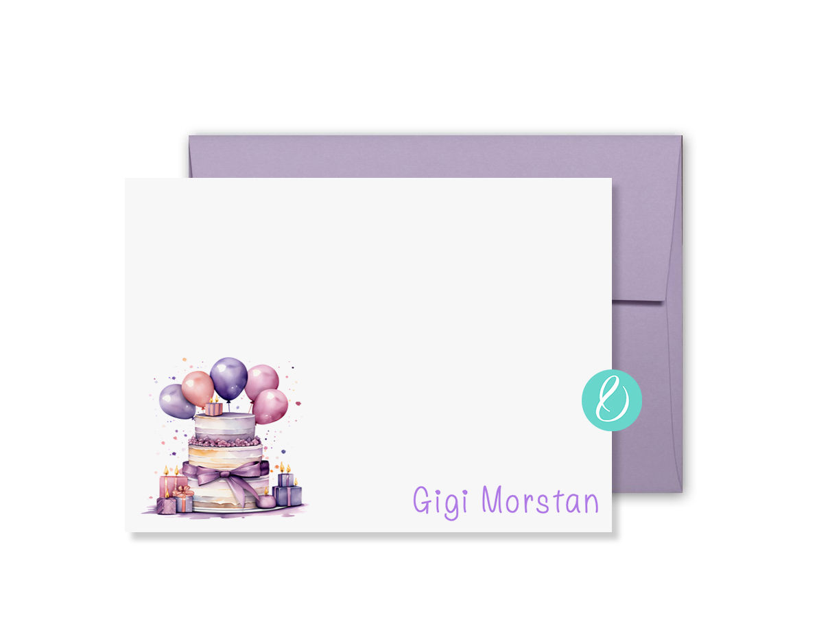 Sweet Celebrations 4 Note Cards