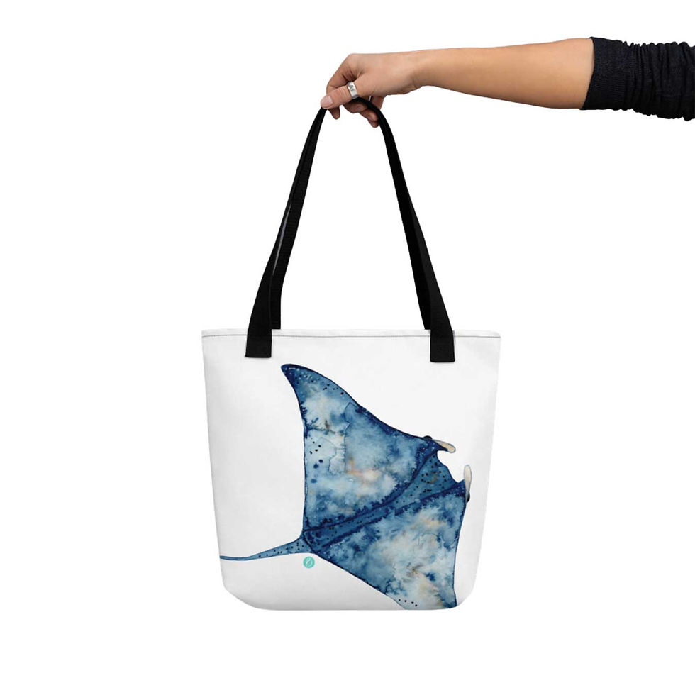 Thumbnail: Manta Ray 1 Tote Bag
