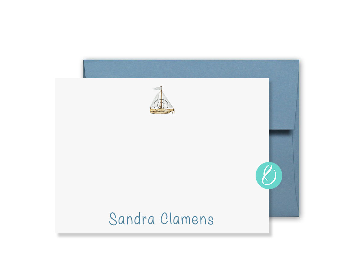 White Sails Note Cards