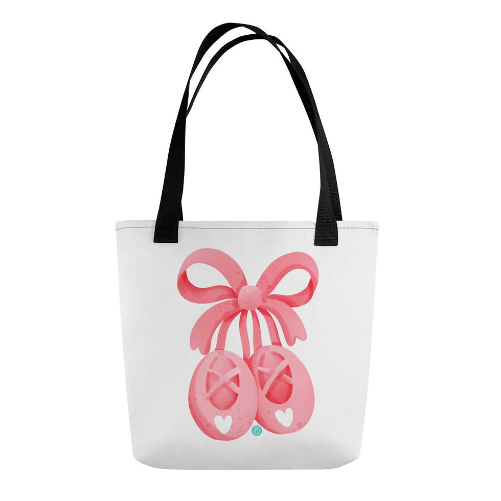 Ballerina Slippers Tote Bag