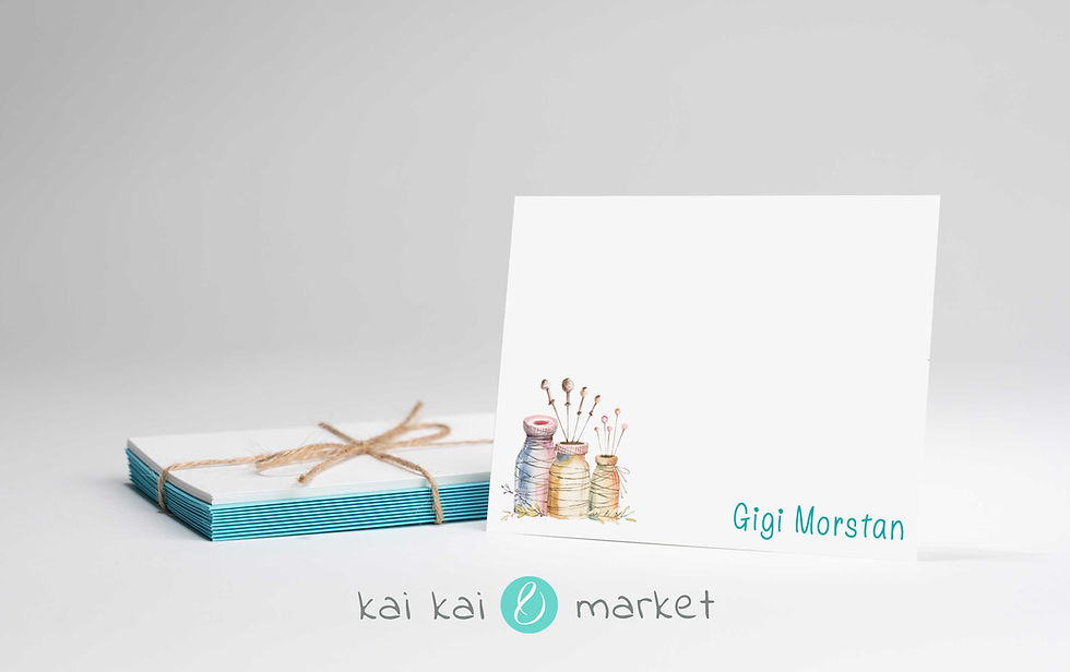 Thumbnail: Sew Cute 3 Note Cards