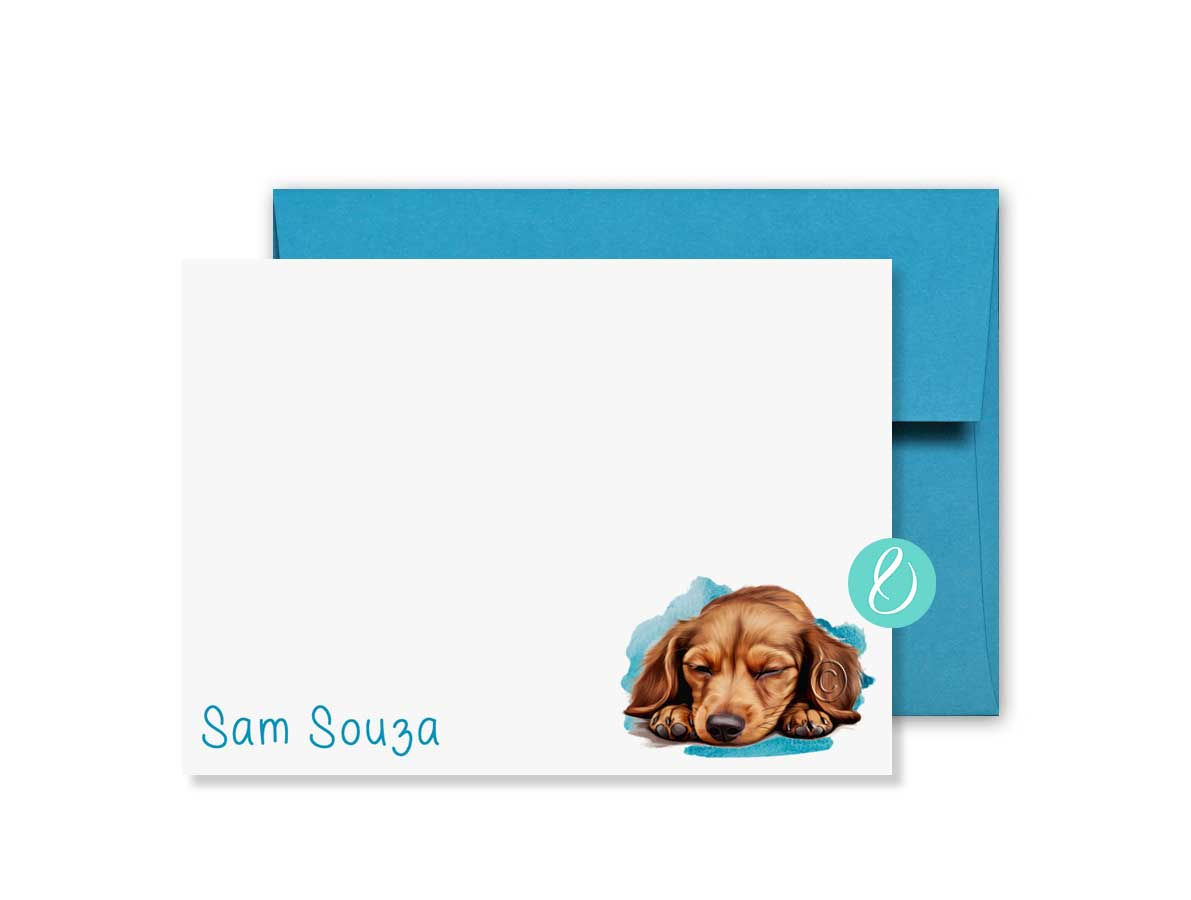 Dachshund Dog Note Cards