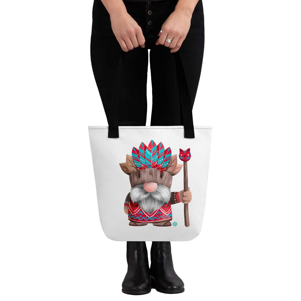 Thumbnail: African Gnome 2 Tote Bag