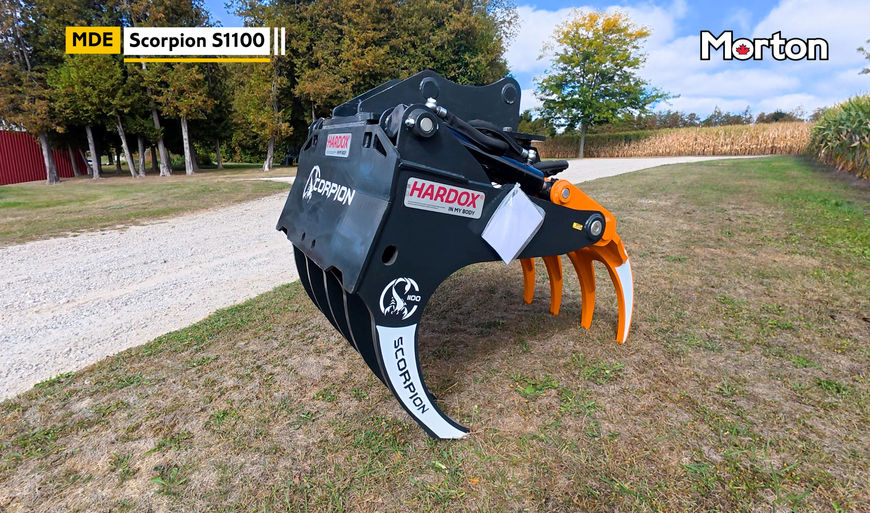 Morton Equipment MDE Scorpion S1100 Excavator Grab