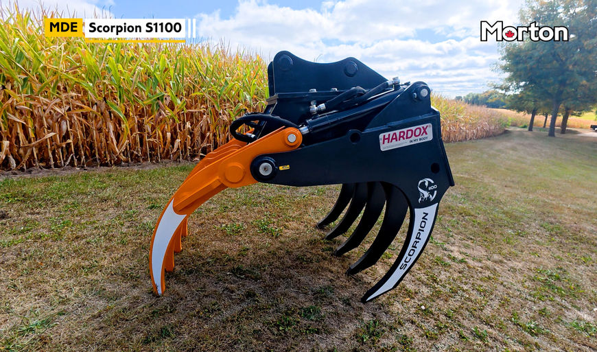 Morton Equipment MDE Scorpion S1100 Excavator Grab
