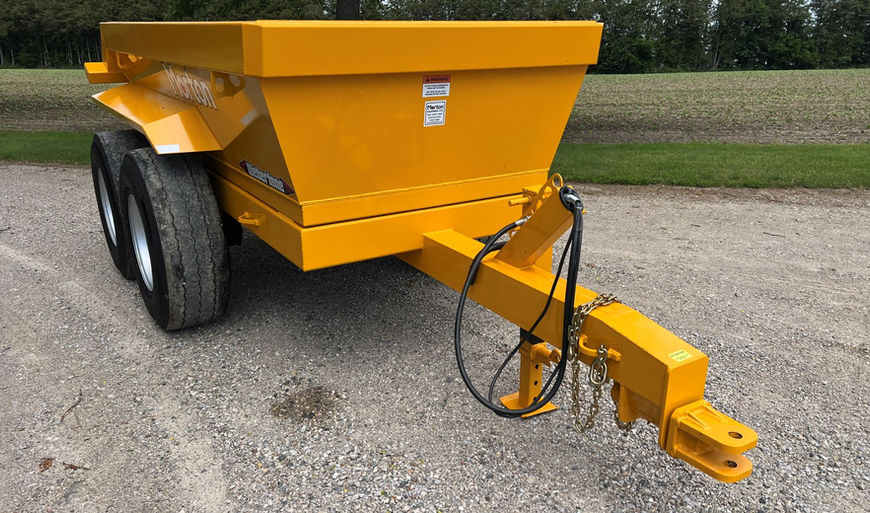 Morton Equipment Weberlane 12 Ton Dump Tailer Heavy Duty Dump Wagon
