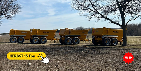 Morton Equipment HERBST 15 Ton Dump Trailer