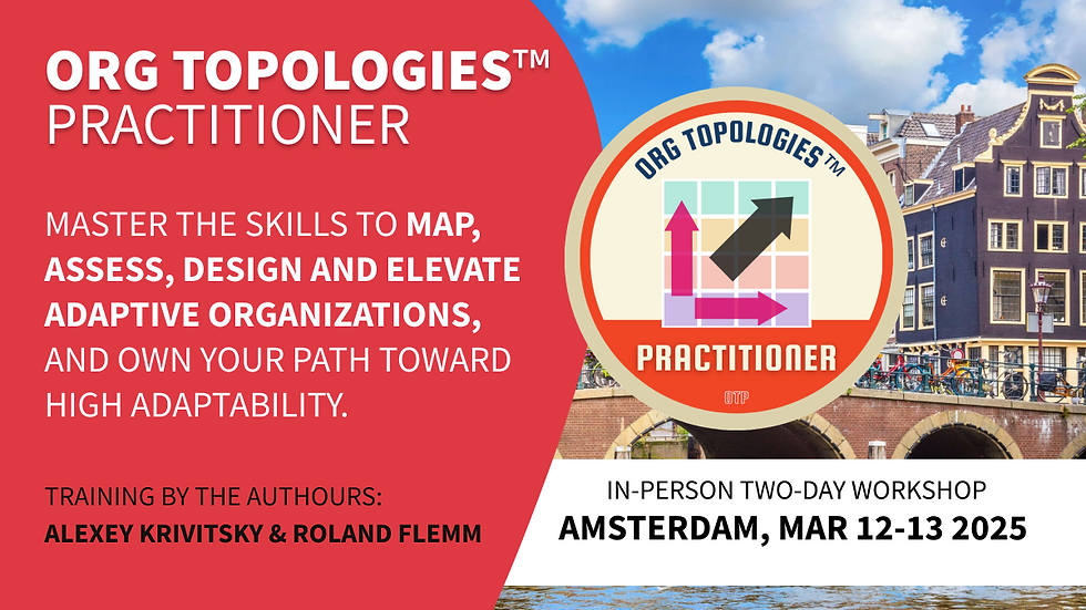 Amsterdam (NL): Org Topologies™ Practitioner