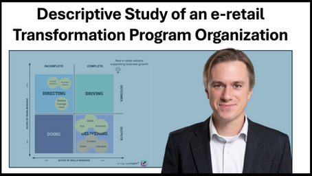 Descriptive Study of an e-retail Transformation Program Organization