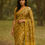 Thumbnail: Light Mustard Floral Print Saree – Elegant Ethnic Wear for Women | Stylish Festi